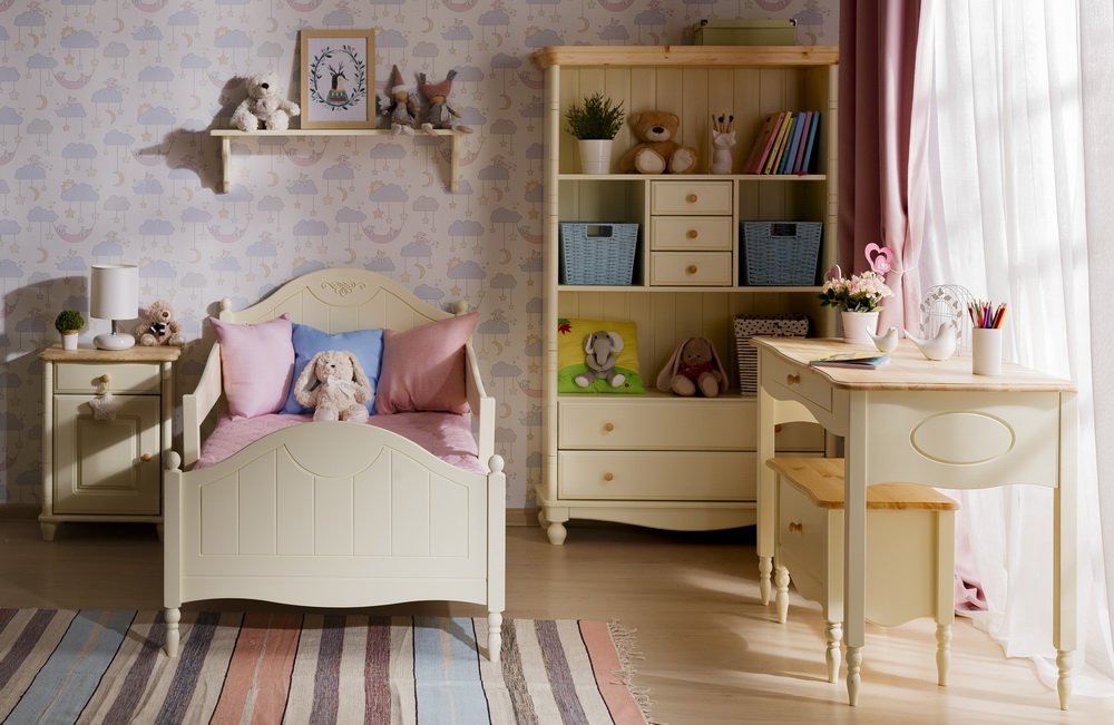 Стол письменный с ящиком сосна Айно №5