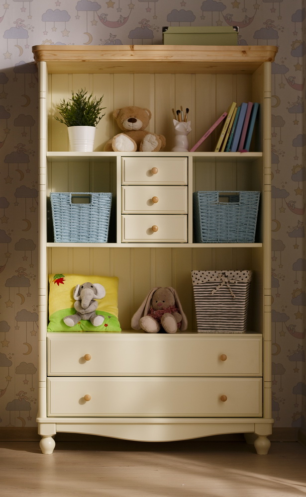 Книжный шкаф с выдвижными ящиками «Айно» №7