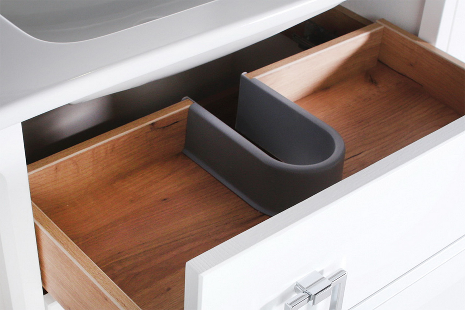 Подстолье Рома 80П подвесное 2 ящика под умывальник Эйфория 80