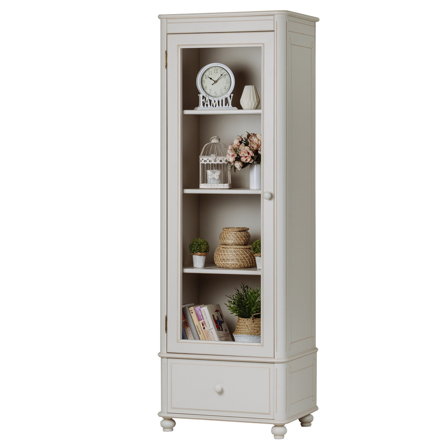 Шкаф книжный с ящиком Бетти №1