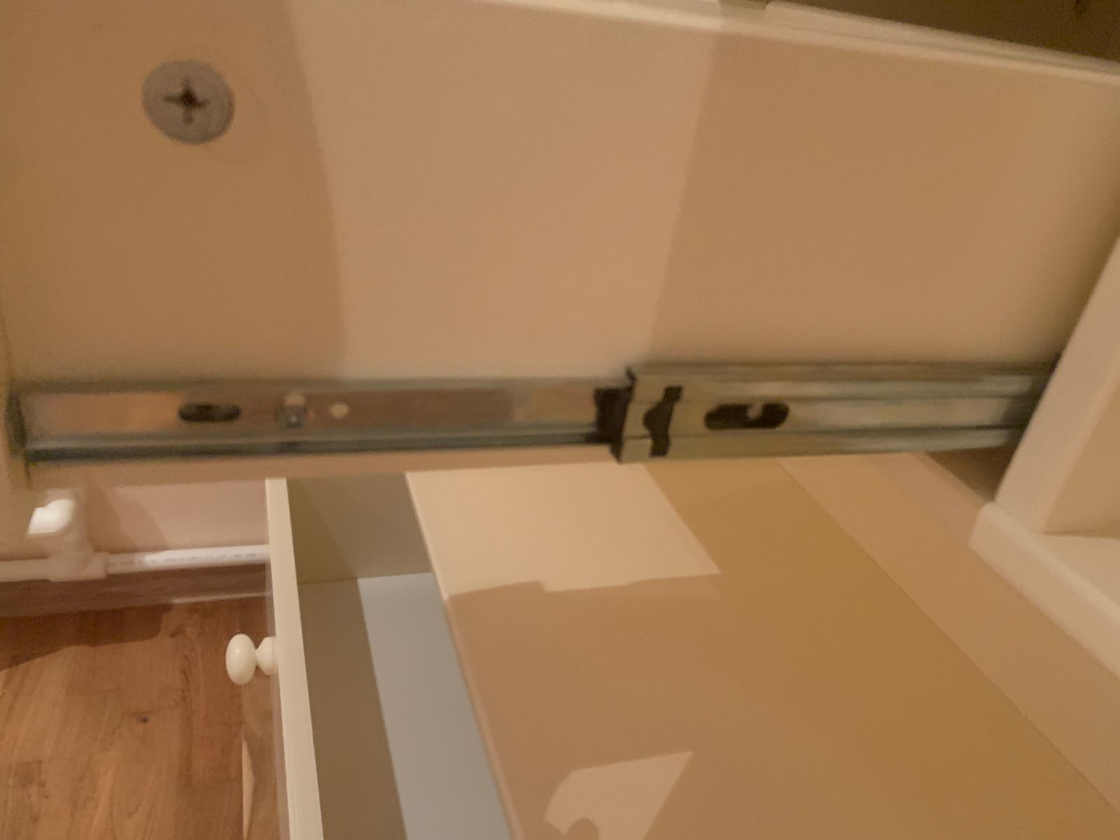 Стеллаж белый 2 ящика Бетти №9