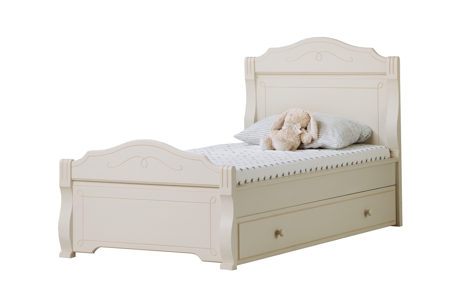 Кровать 1 ящик двуспальная Бетти №39 1400х2000