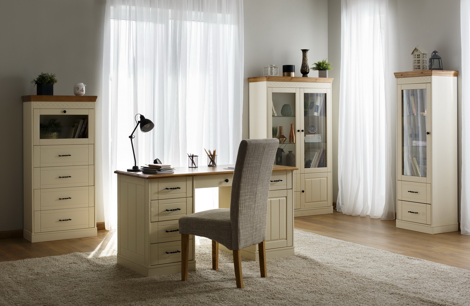 Сервант с 2 ящиками Дания 2-ств №1