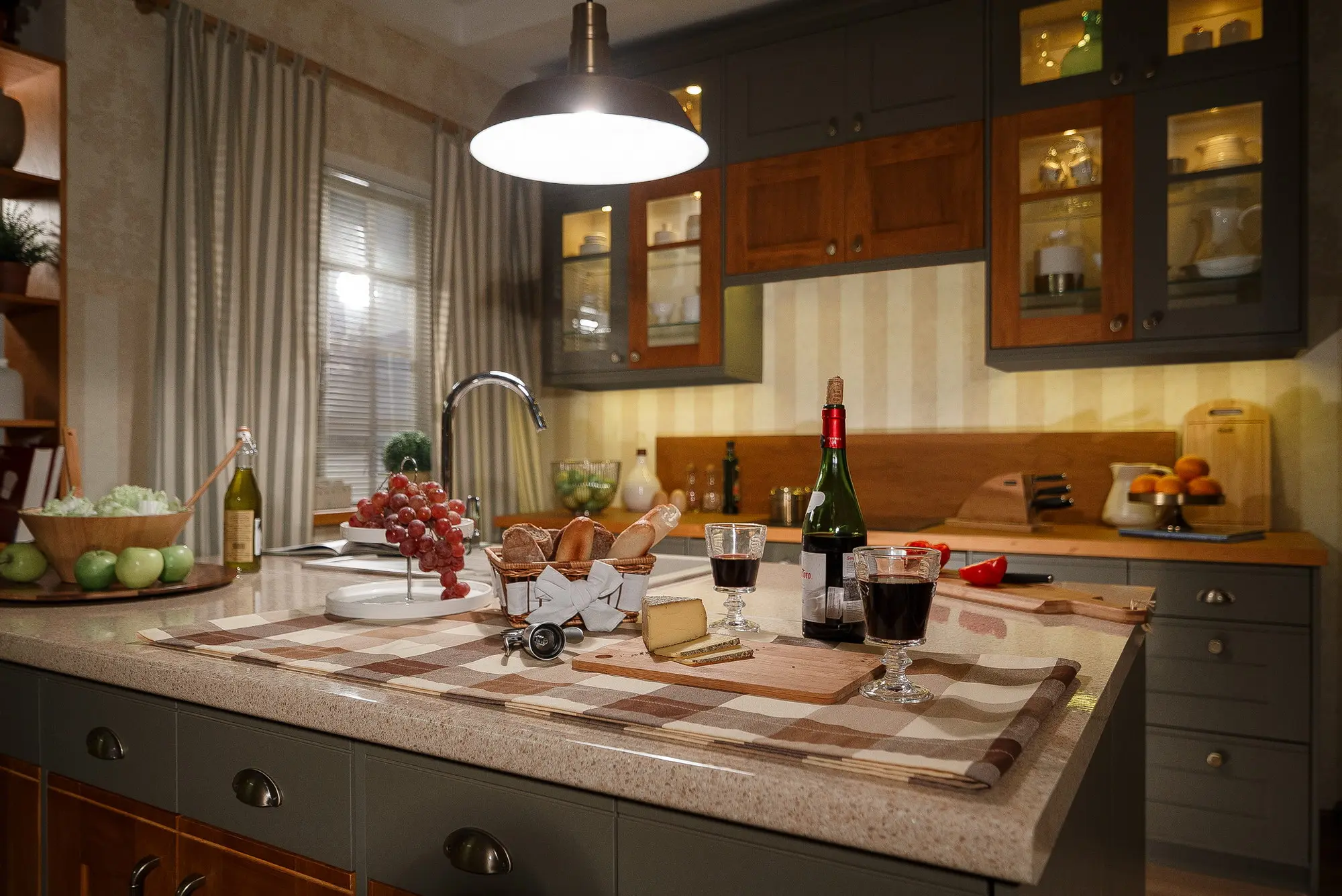   Кухня шпон Финка (цена за п/м)  