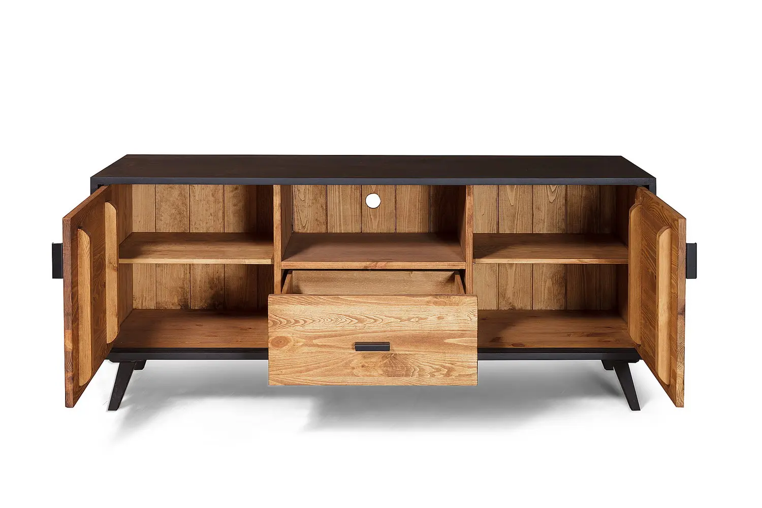   Тумба ТВ массив сосны ERICKA-MT2P+1T+1N  