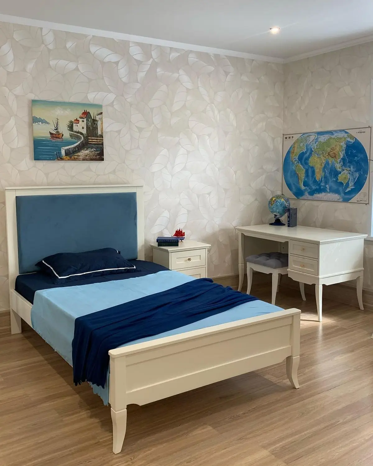 Кровать  "Римини" 1200х2000  с мягким изголовьем