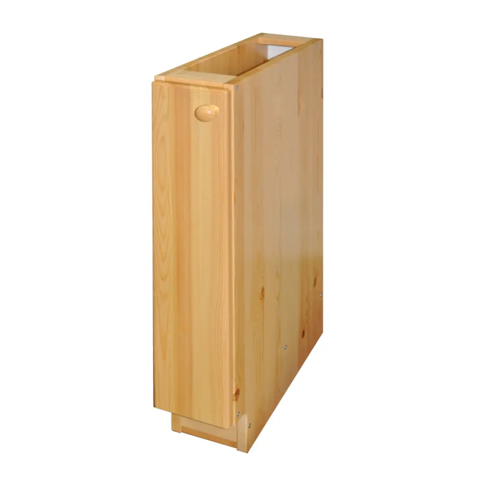 Тумба из натурального дерева Весури с полкой 150 мм