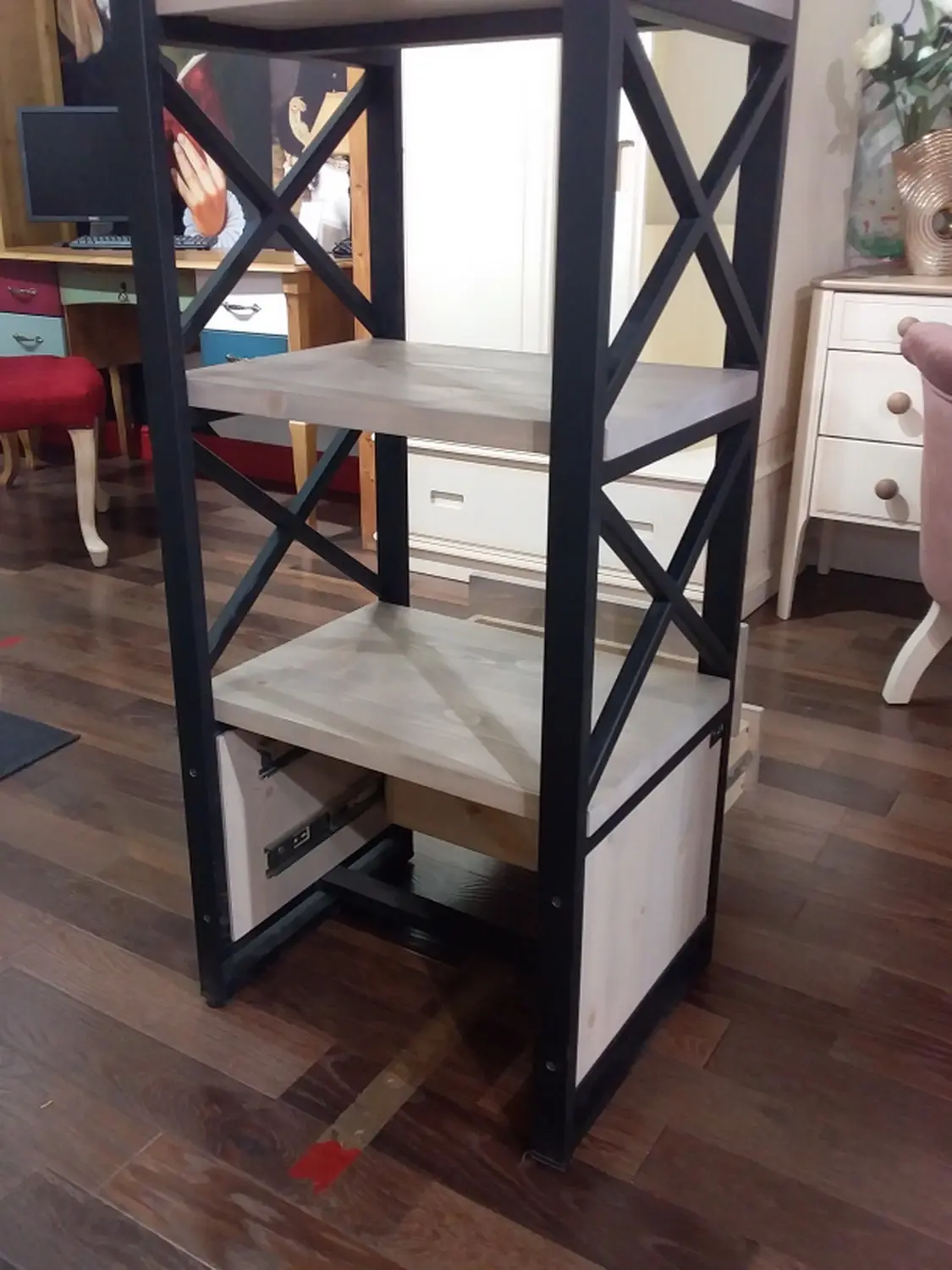 Стеллаж 4 полки  04-07