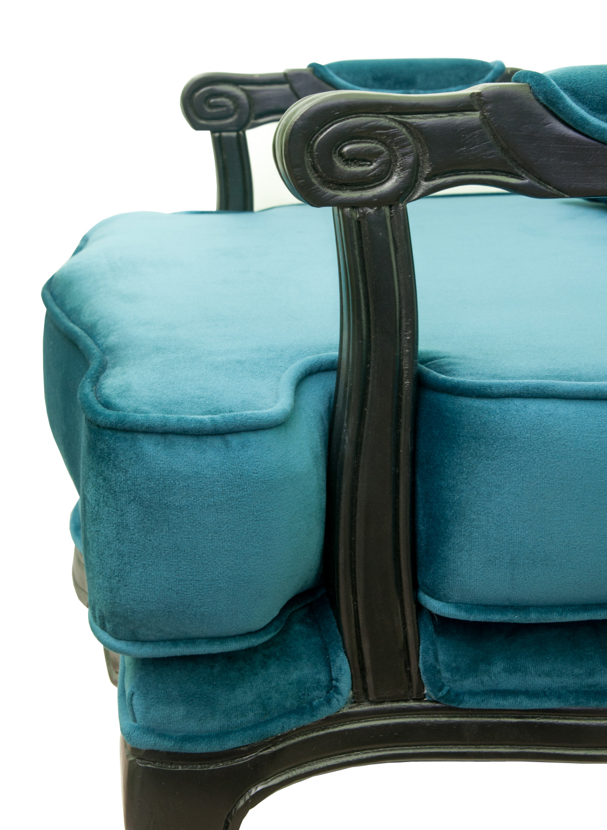 Полукресло модерн Nitro голубой цвет