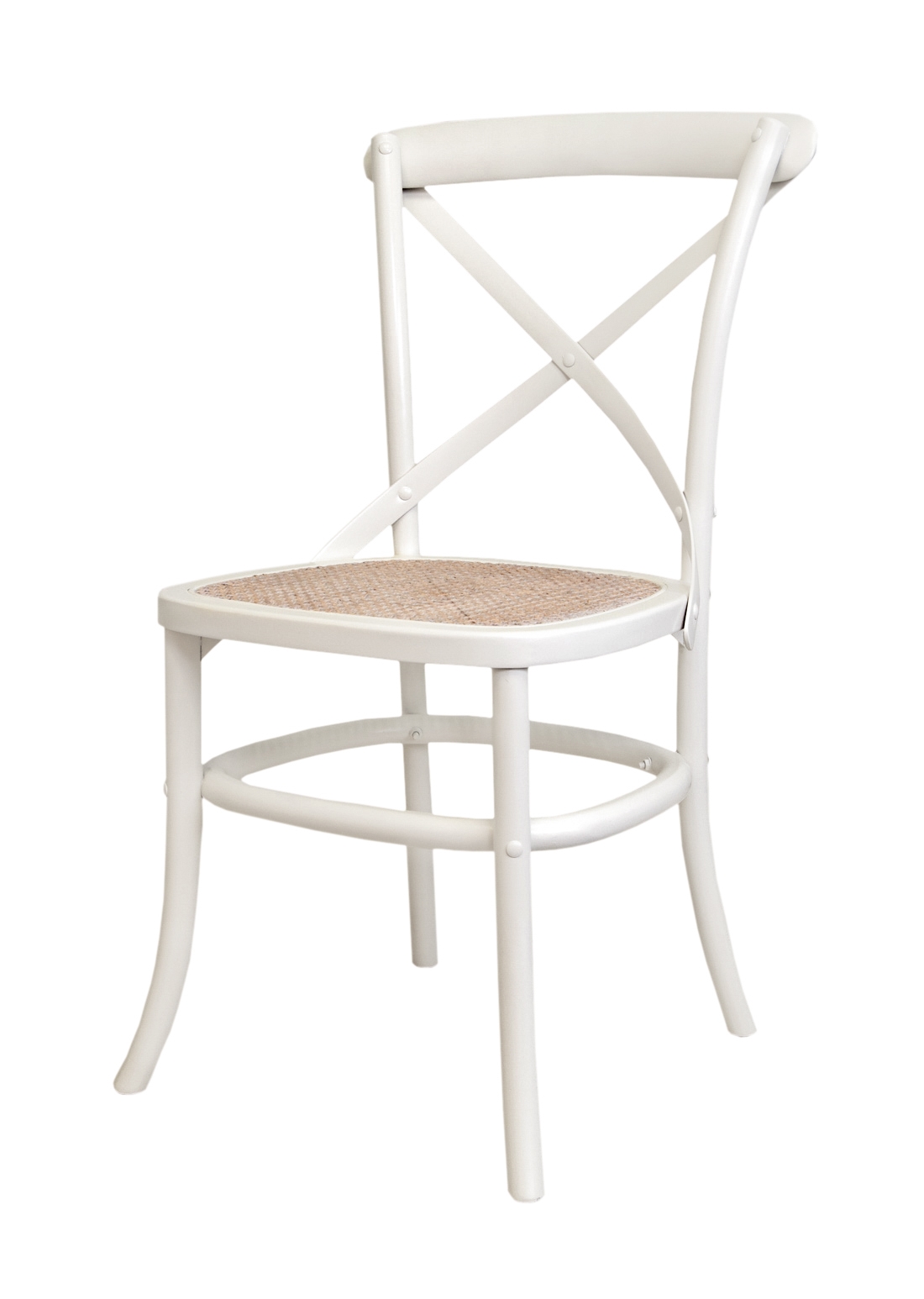 Стул ретро Cross Back White Ver.2