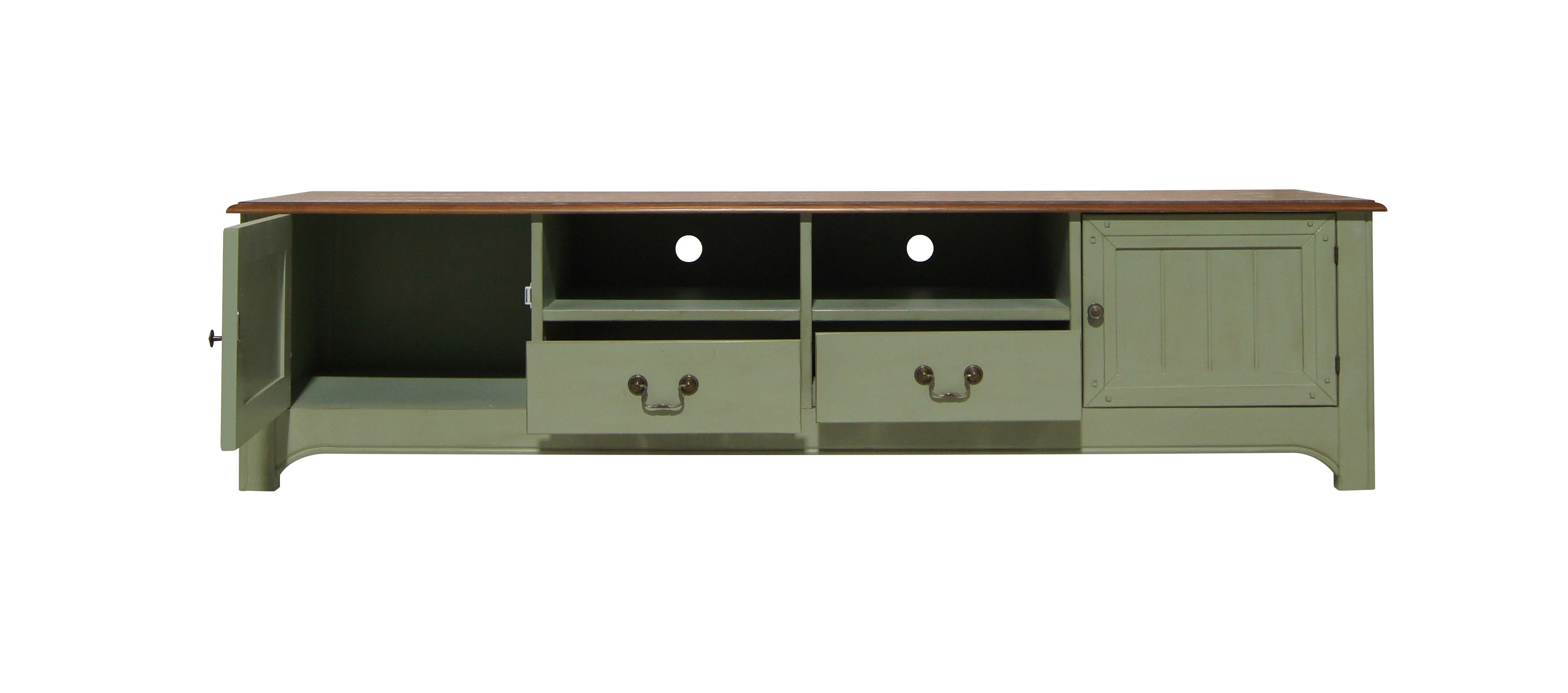 Консоль массив 2 ящика "Olivia" под TV удлиненная