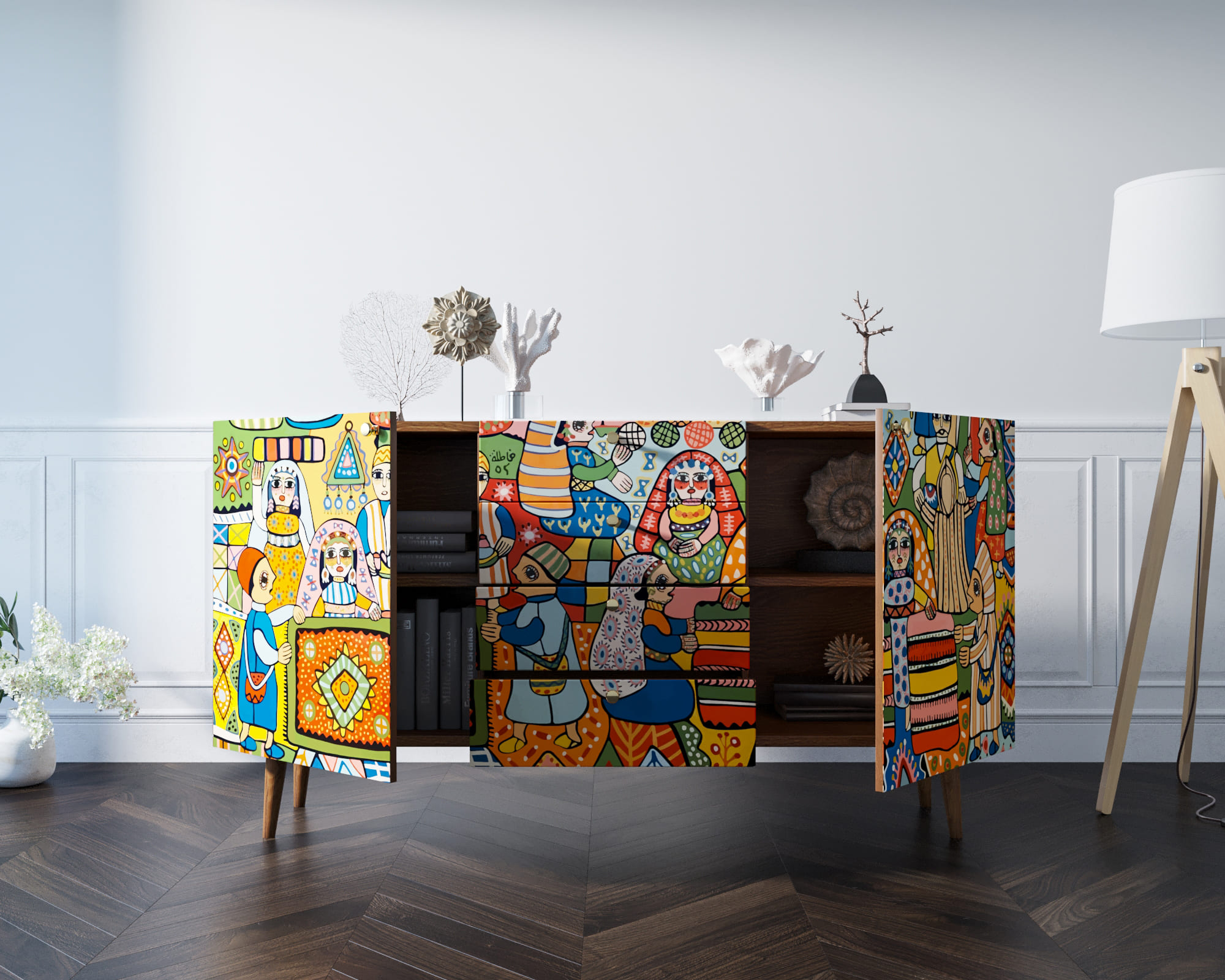 Комод с 4 ящиками "Berber"