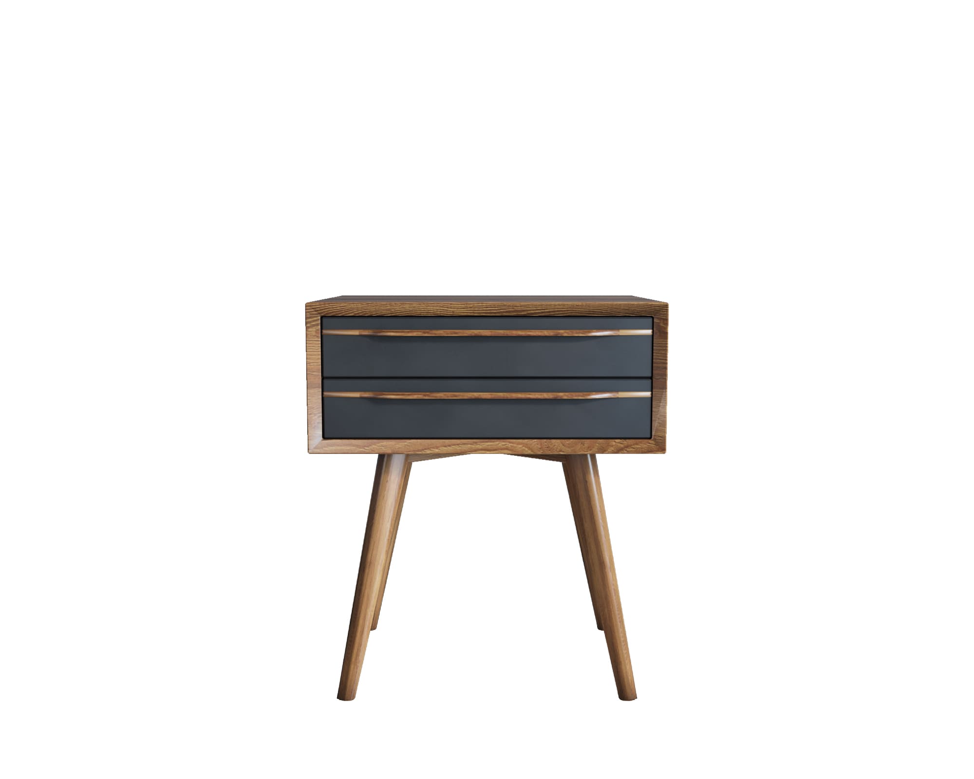 Тумба "Bruni Black" с двумя ящиками