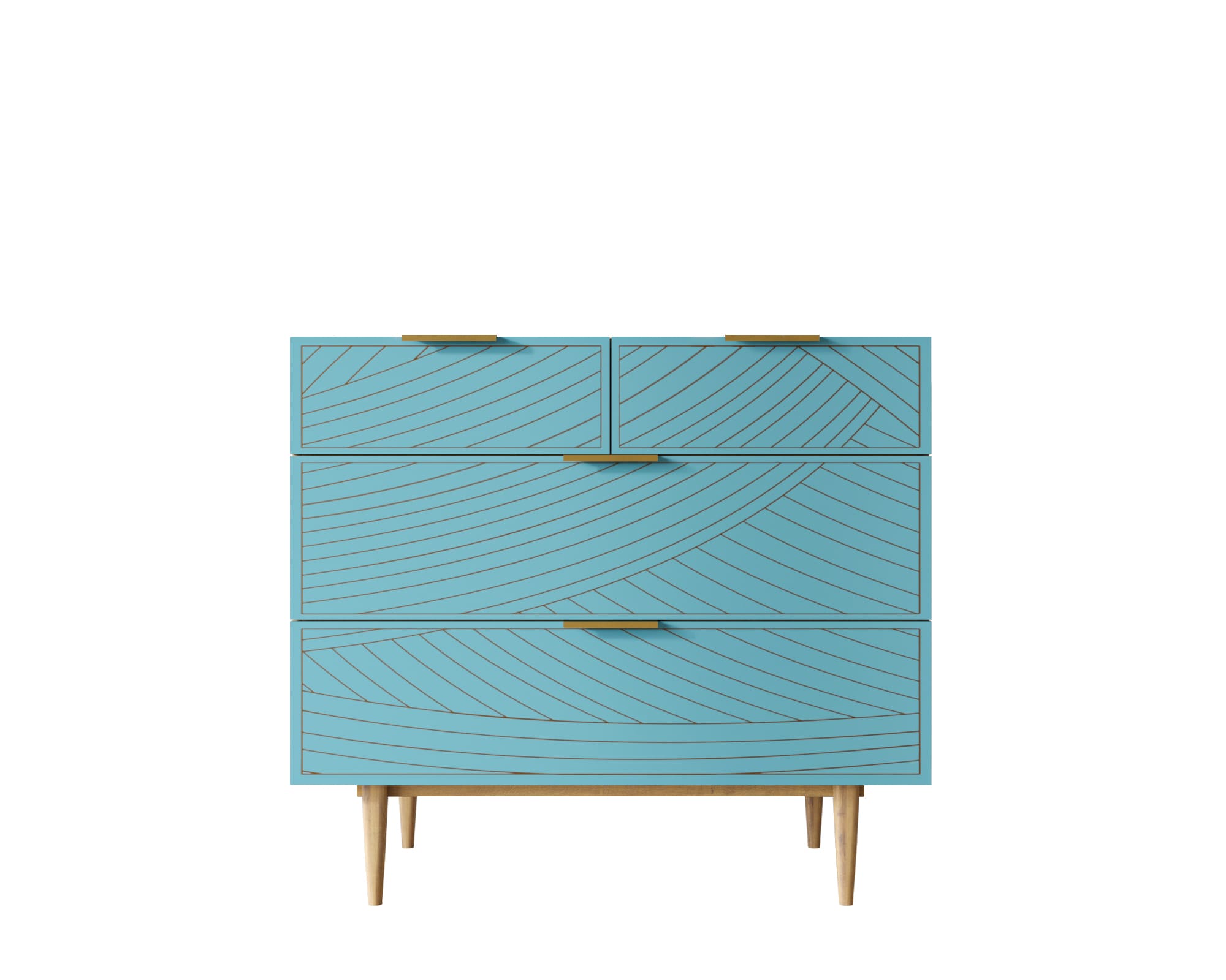 Комод с четыремя ящиками "Line" LN14/GR1