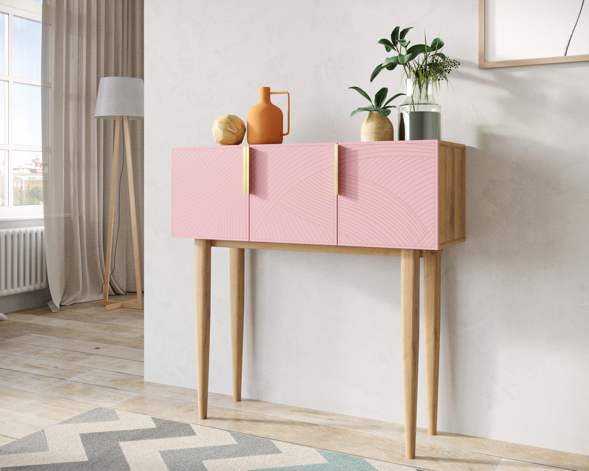 Консоль с тремя дверками "Line" LN15/GR1