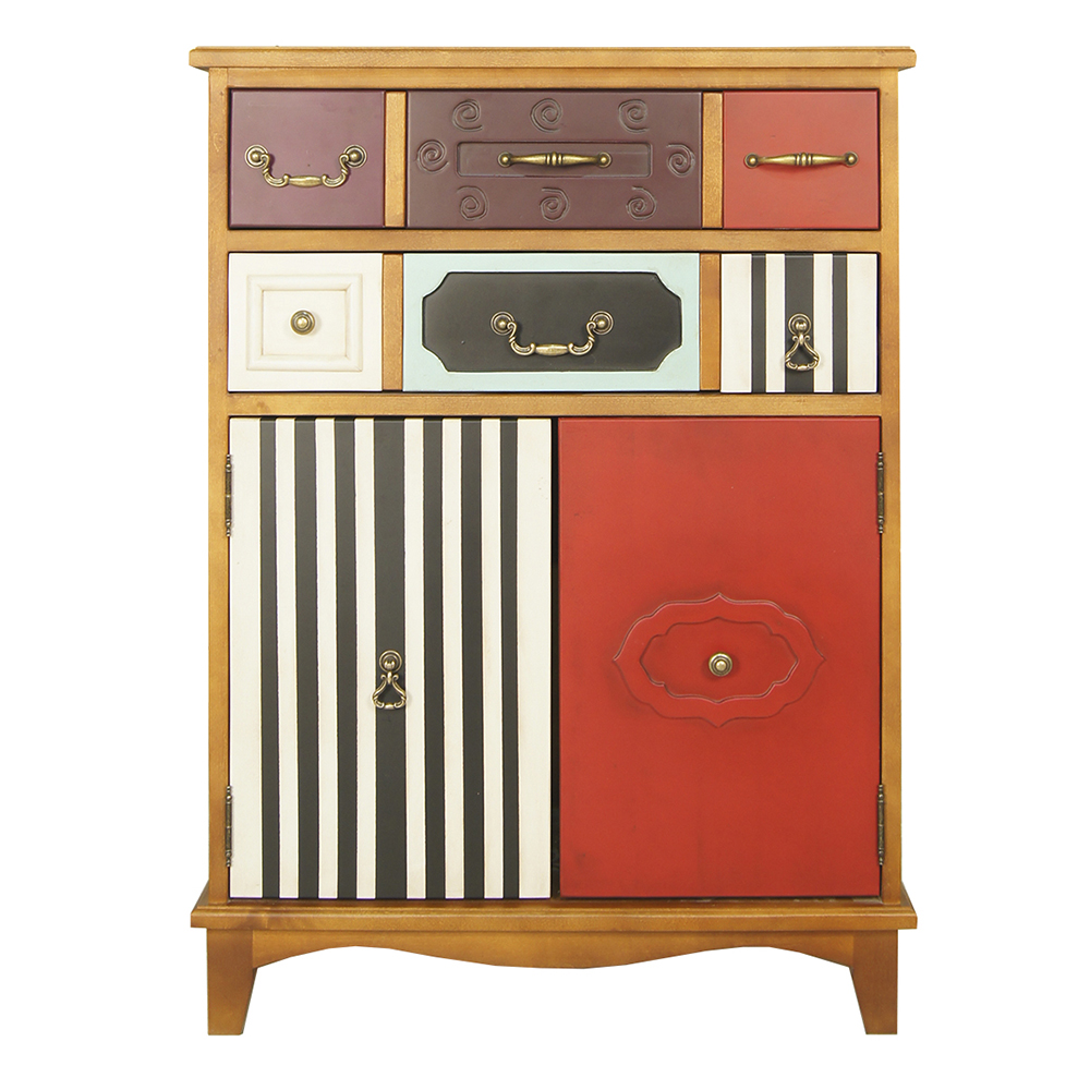 Вертикальный комод с ящиками дерево Gouache Birch (2 ящика)