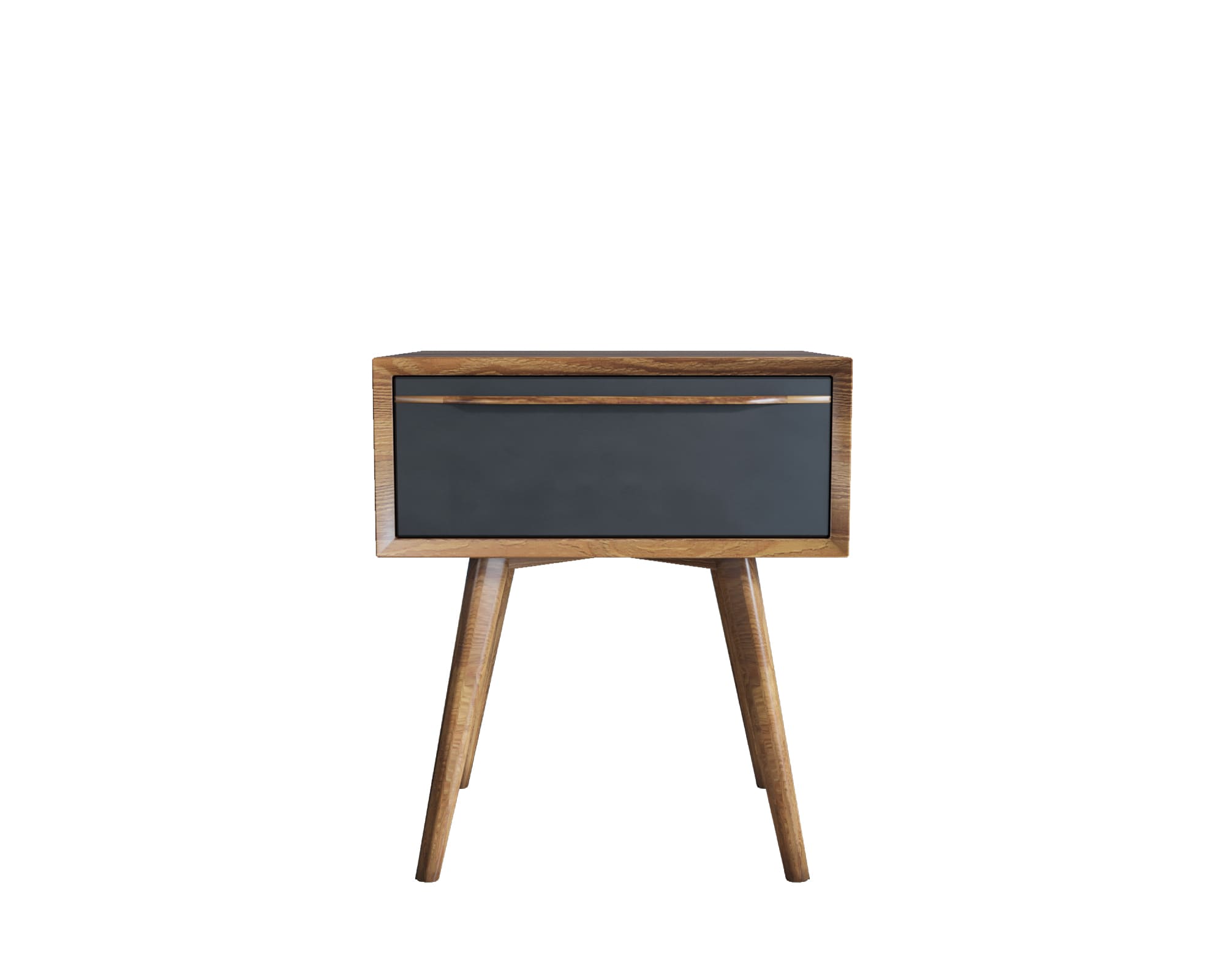 Тумба "Bruni Black" с ящиком массив