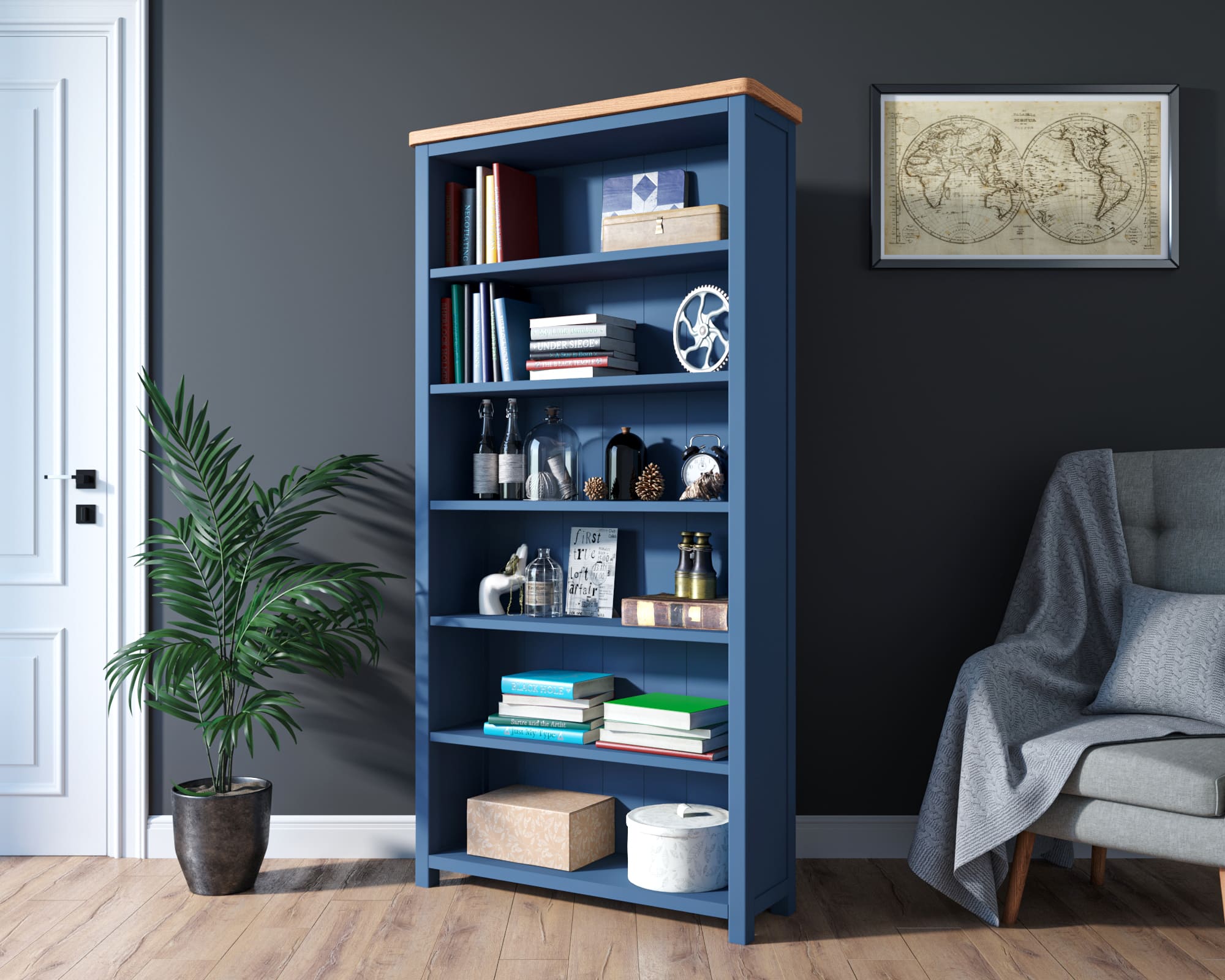 Стеллаж открытый 6 полок  "Jules Verne"