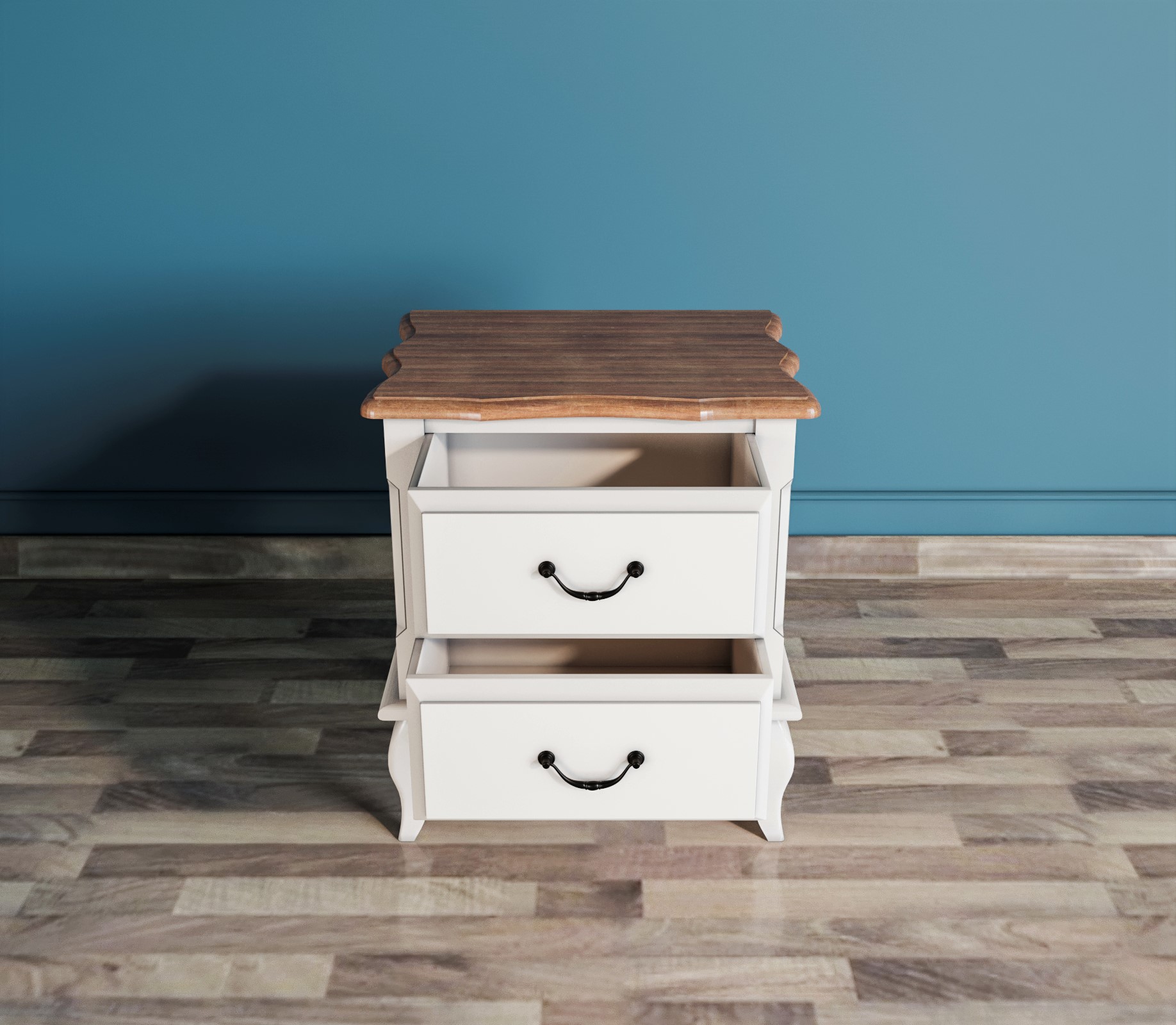 Прикроватная тумба leontina на два ящика