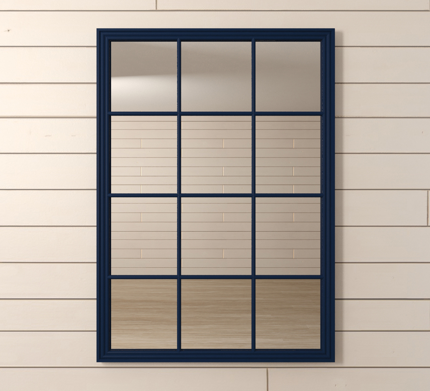 Зеркало квадратное мдф "Florence" синее