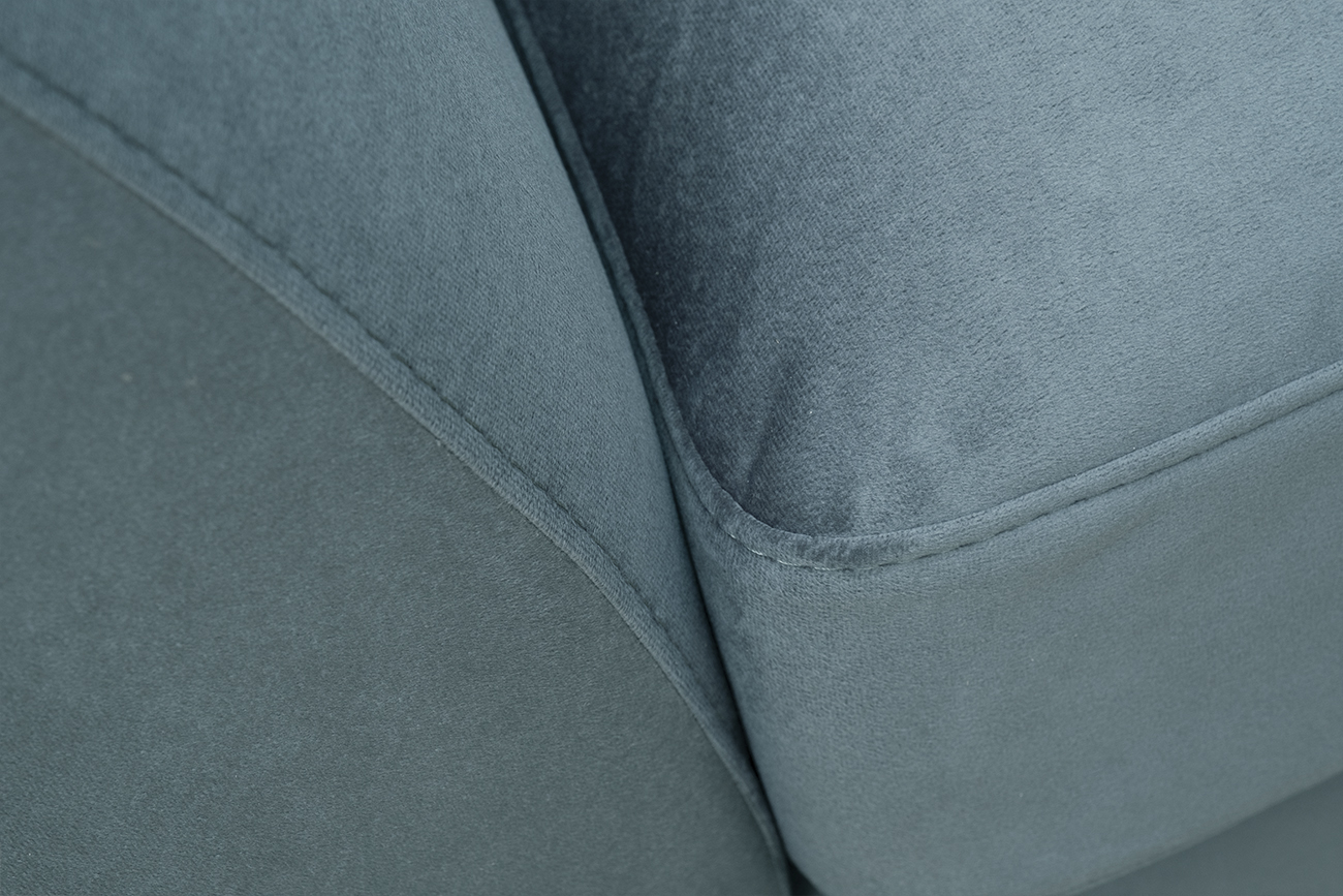 Кресло Annette велюр бирюзовый Colt1004 130*100*92см