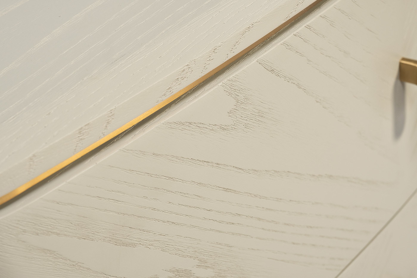 KFG138 Тумба 2 ящика белый шпон 