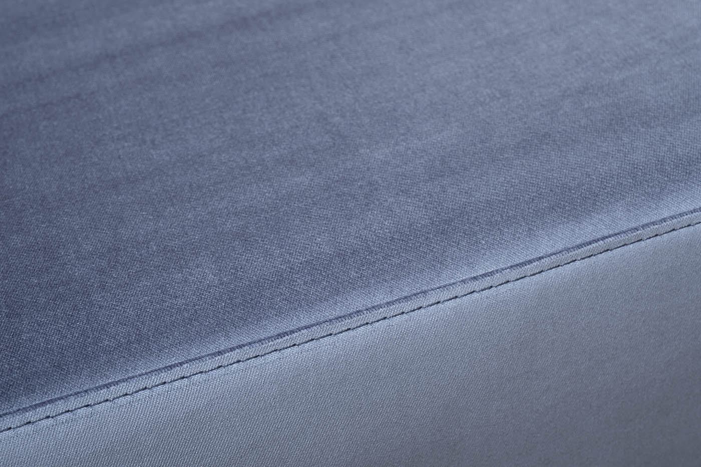 Банкетка Stella 60 прямоугольная синяя Velv Sin 