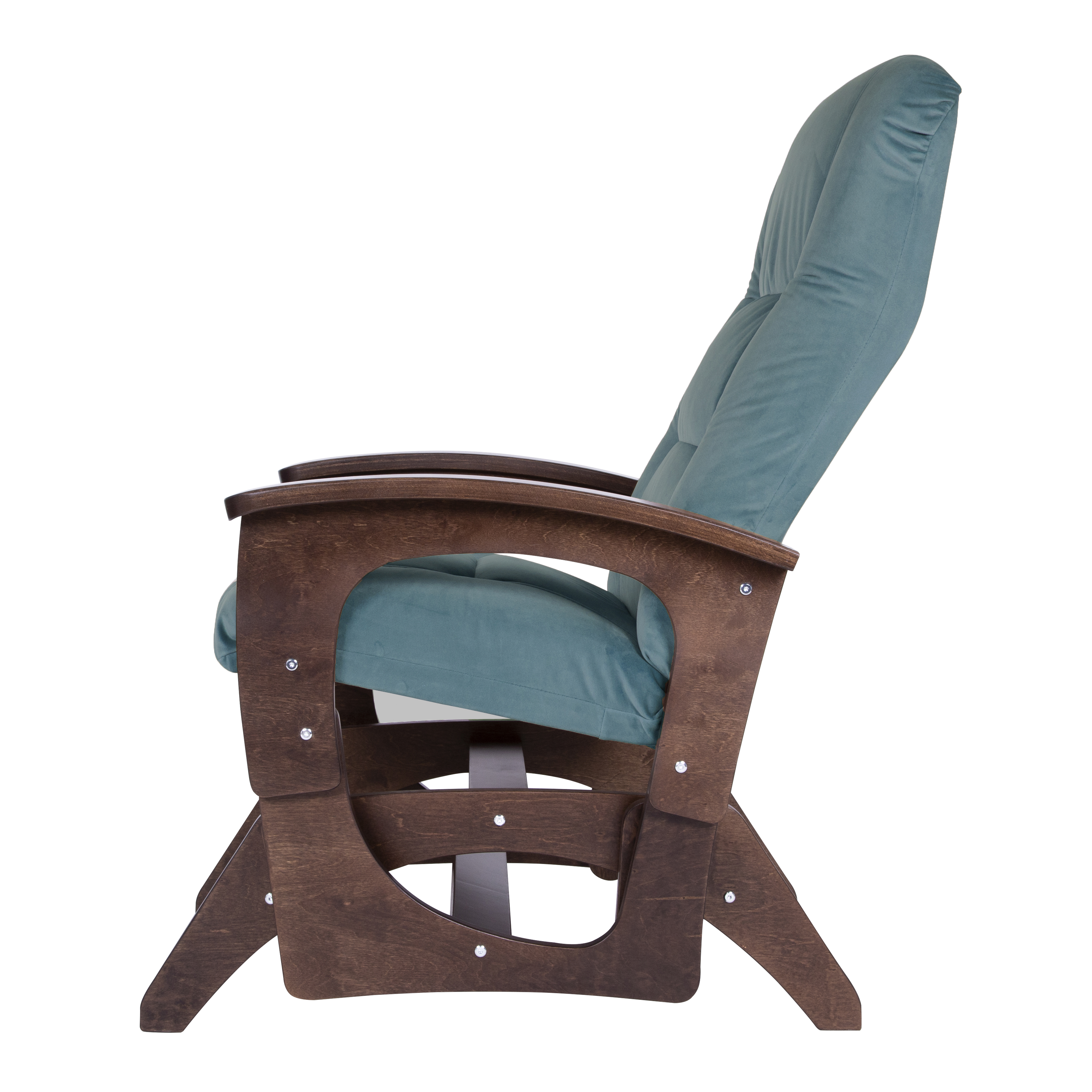  Кресло-качалка глайдер Веларио  Фреш 27 океан каркас  Орех
