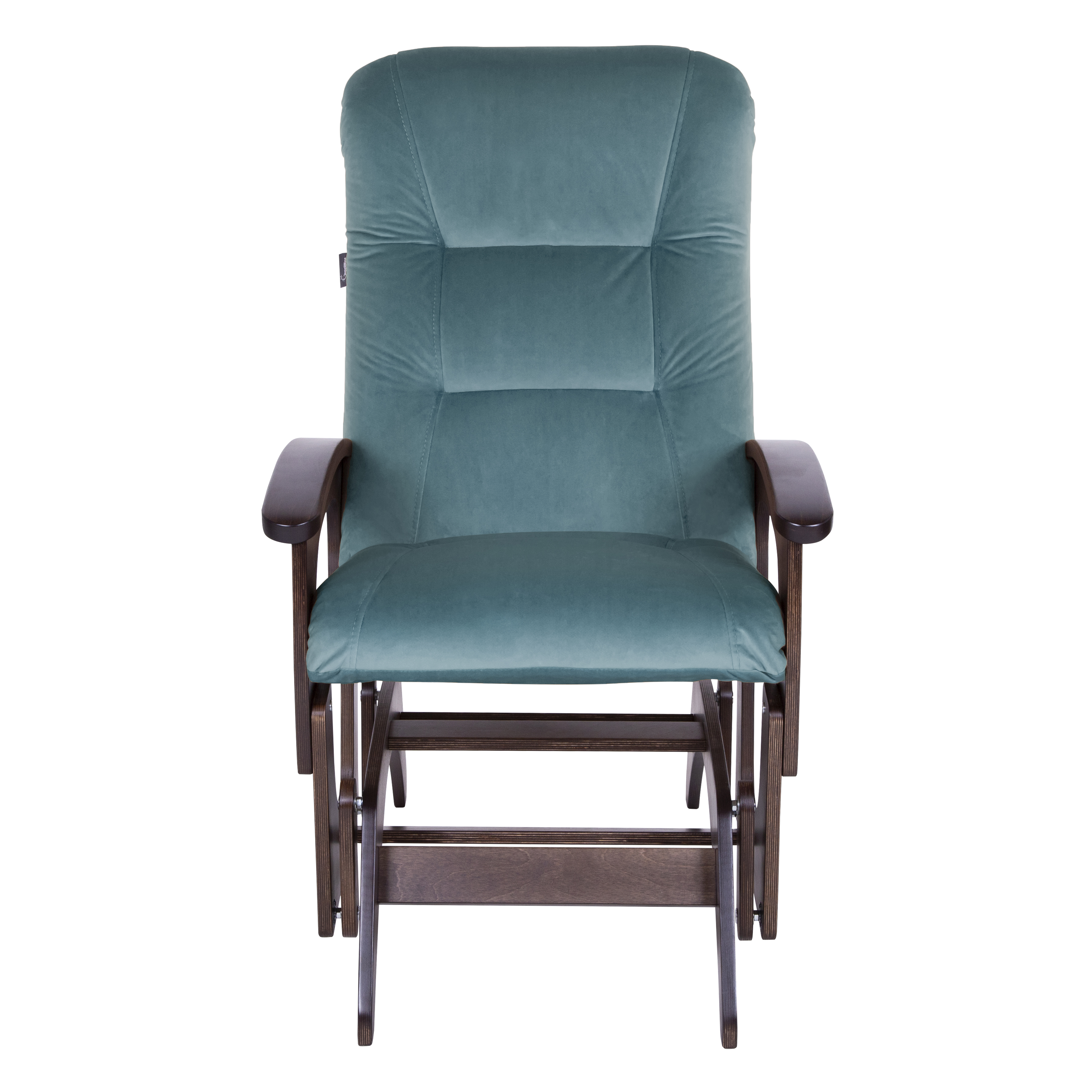  Кресло-качалка глайдер Веларио  Фреш 27 океан каркас  Орех