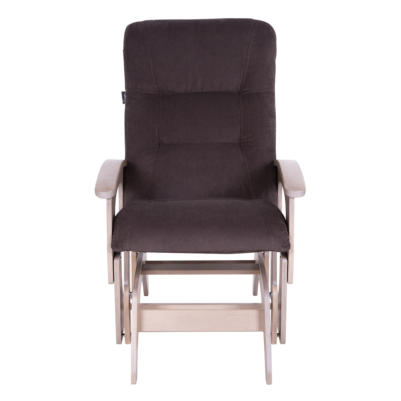 кресло-качалка глайдер Орион  Грей браун каркас  Шимо