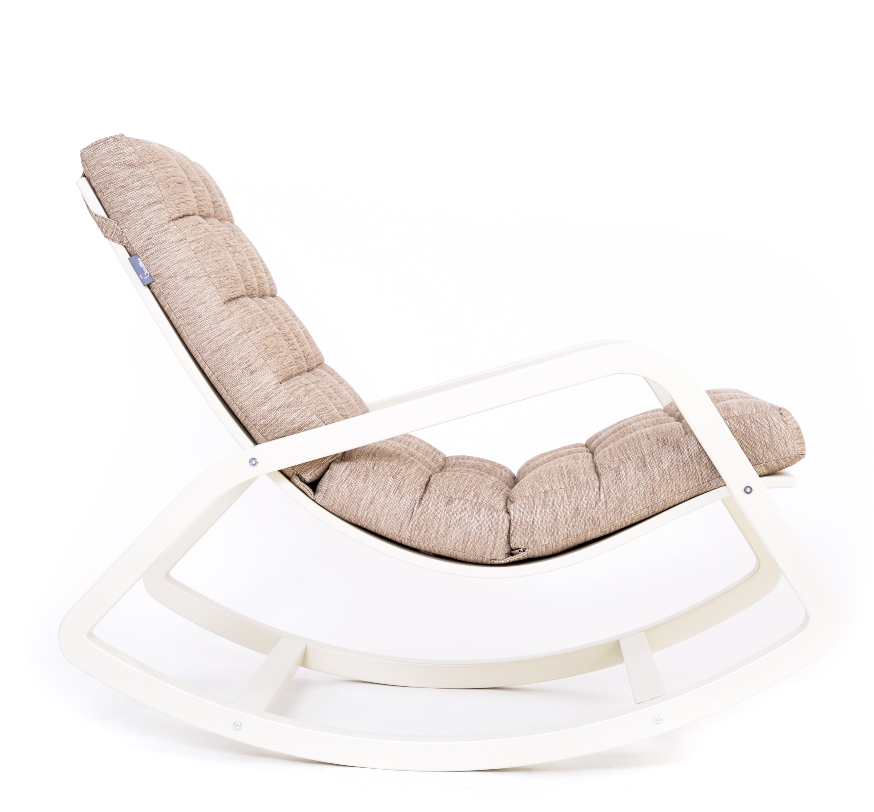  Кресло-качалка Тариона  Миндаль каркас  Бежевый