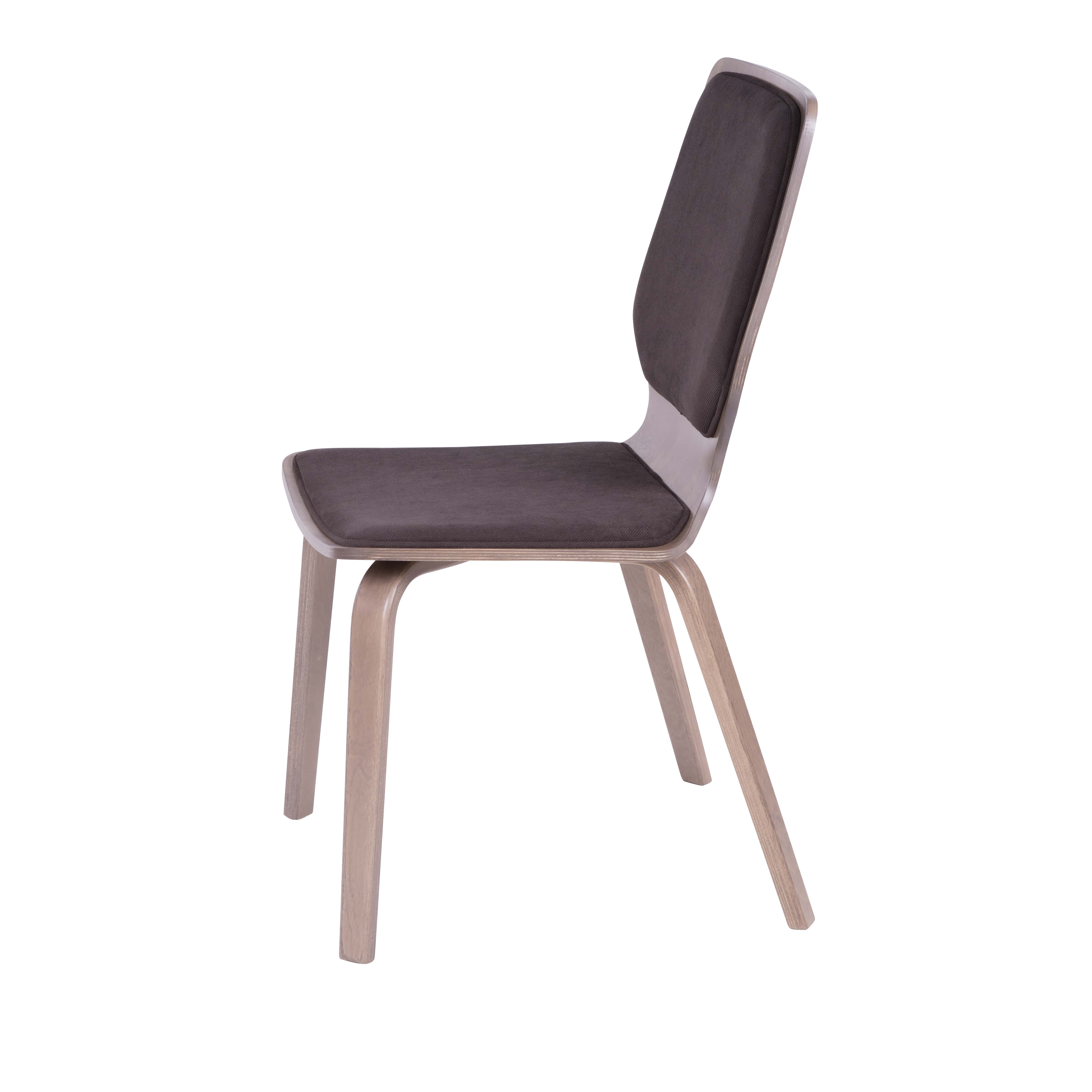 стул Бертран  Грей браун каркас  Шимо