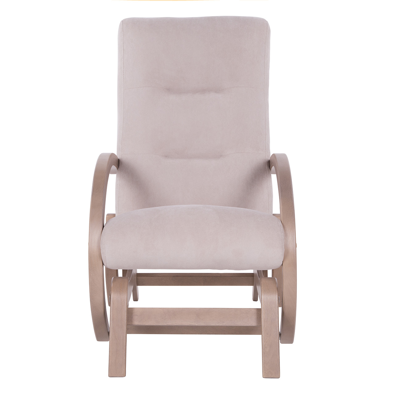 кресло-качалка глайдер Мэтисон  Слоновая кость каркас  Шимо