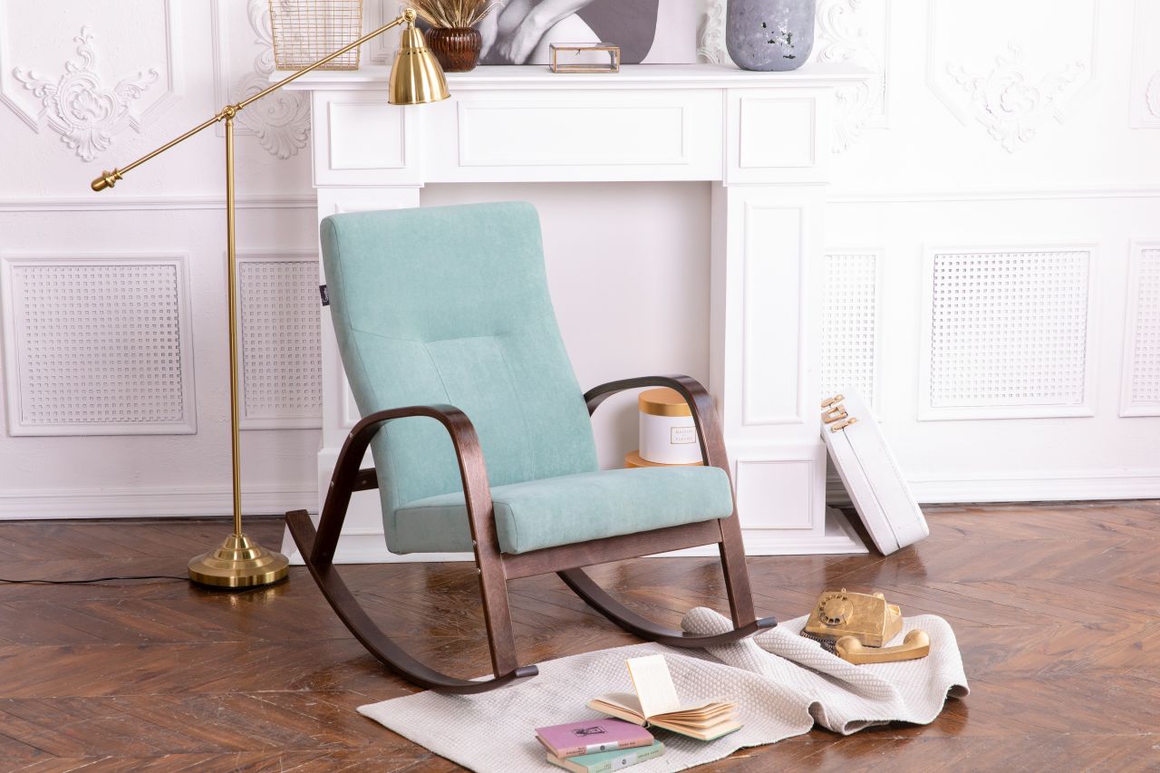 кресло-качалка Ирса  Минт каркас  Орех