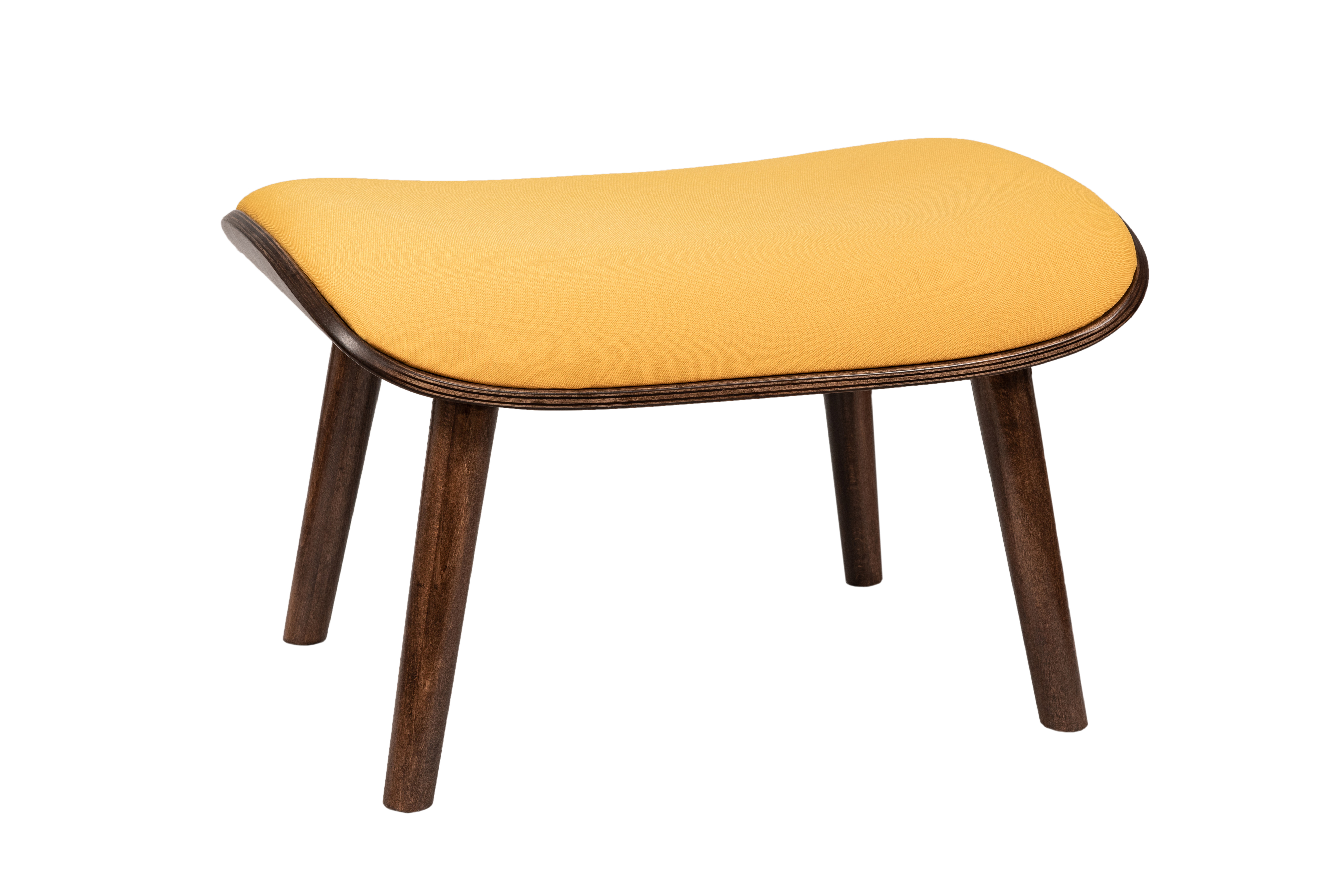 пуф Конда  фреш 23 охра каркас  Орех