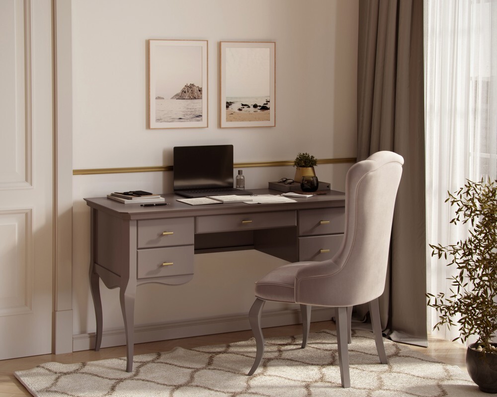 Кабинетный стол пристенный 