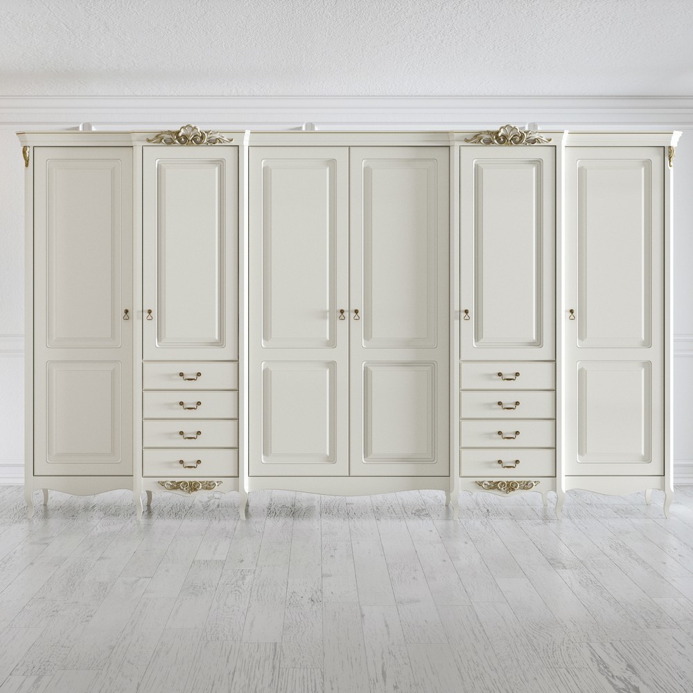 Шкаф 6 дверей