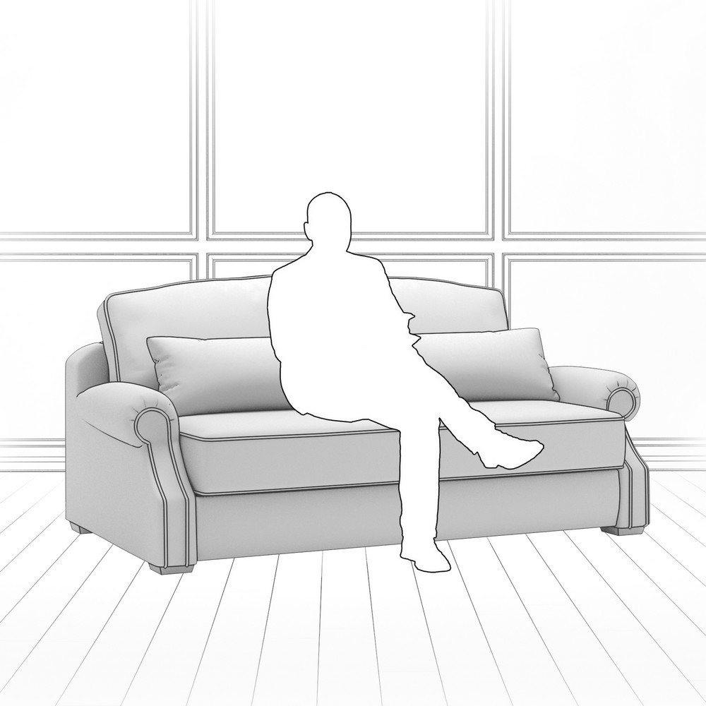 Диван Kane (с механизмом) DKa-I-180-K03-KaB40-0106