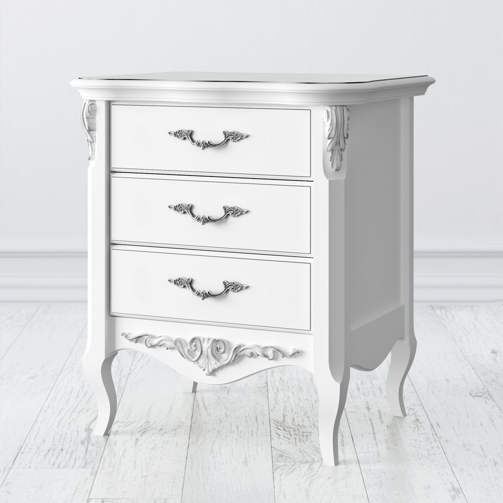 Прикроватная тумба 3 ящика 