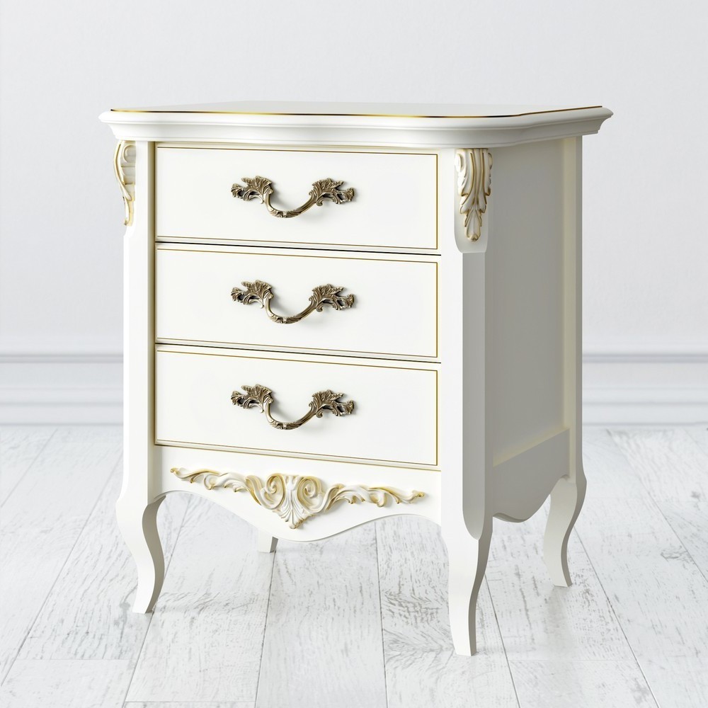 Прикроватная тумба 3 ящика 