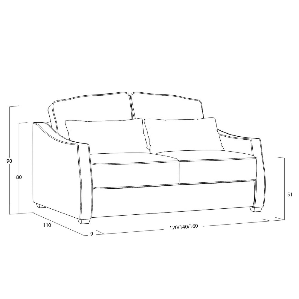 Диван Infante DIf-I-160-K03-KaB12-B10