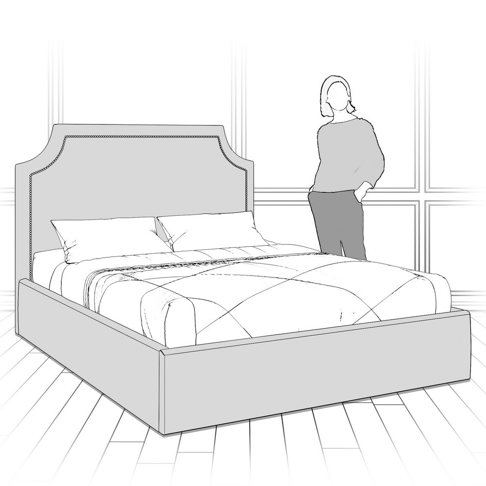 Кровать с подъемным механизмом K09-1800-KaB12-B07