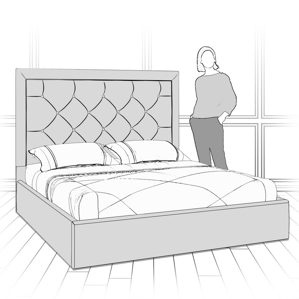 Кровать с подъемным механизмом K20-1800-B18