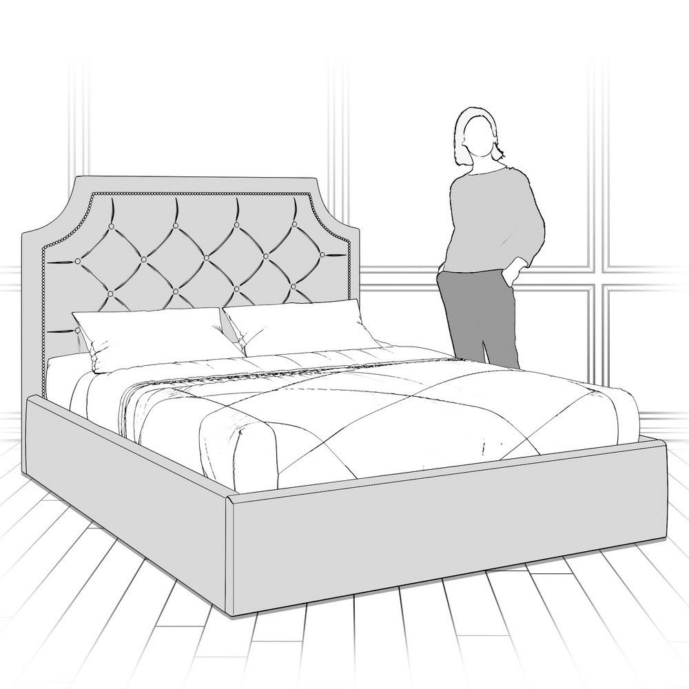 Кровать с подъемным механизмом K09Y-1800-N-B01