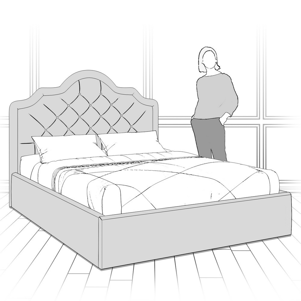 Кровать с подъемным механизмом K05Y-1800-B10