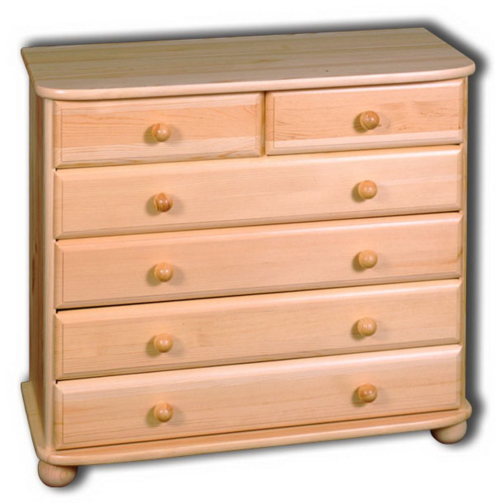 Комод с шестью ящиками массив сосны Вокко 82-06