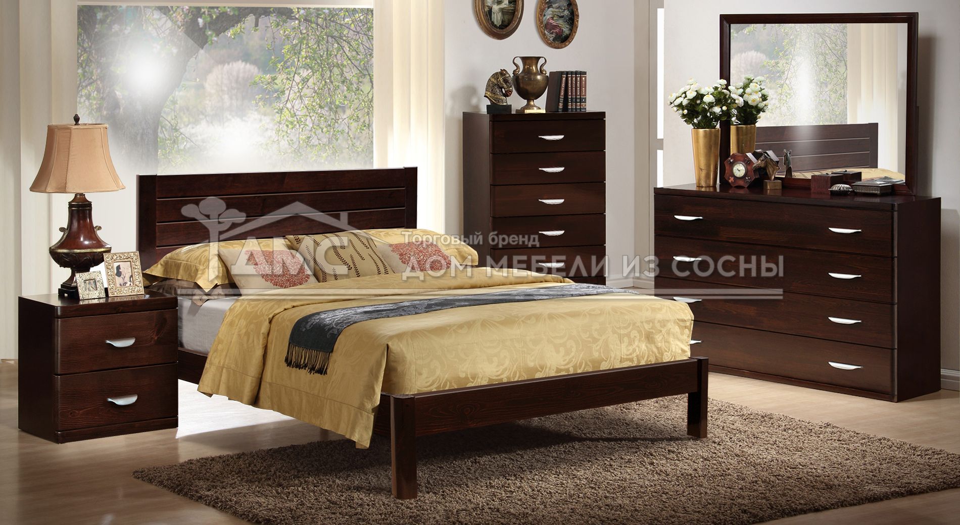 Кровать Готика 1200х2000