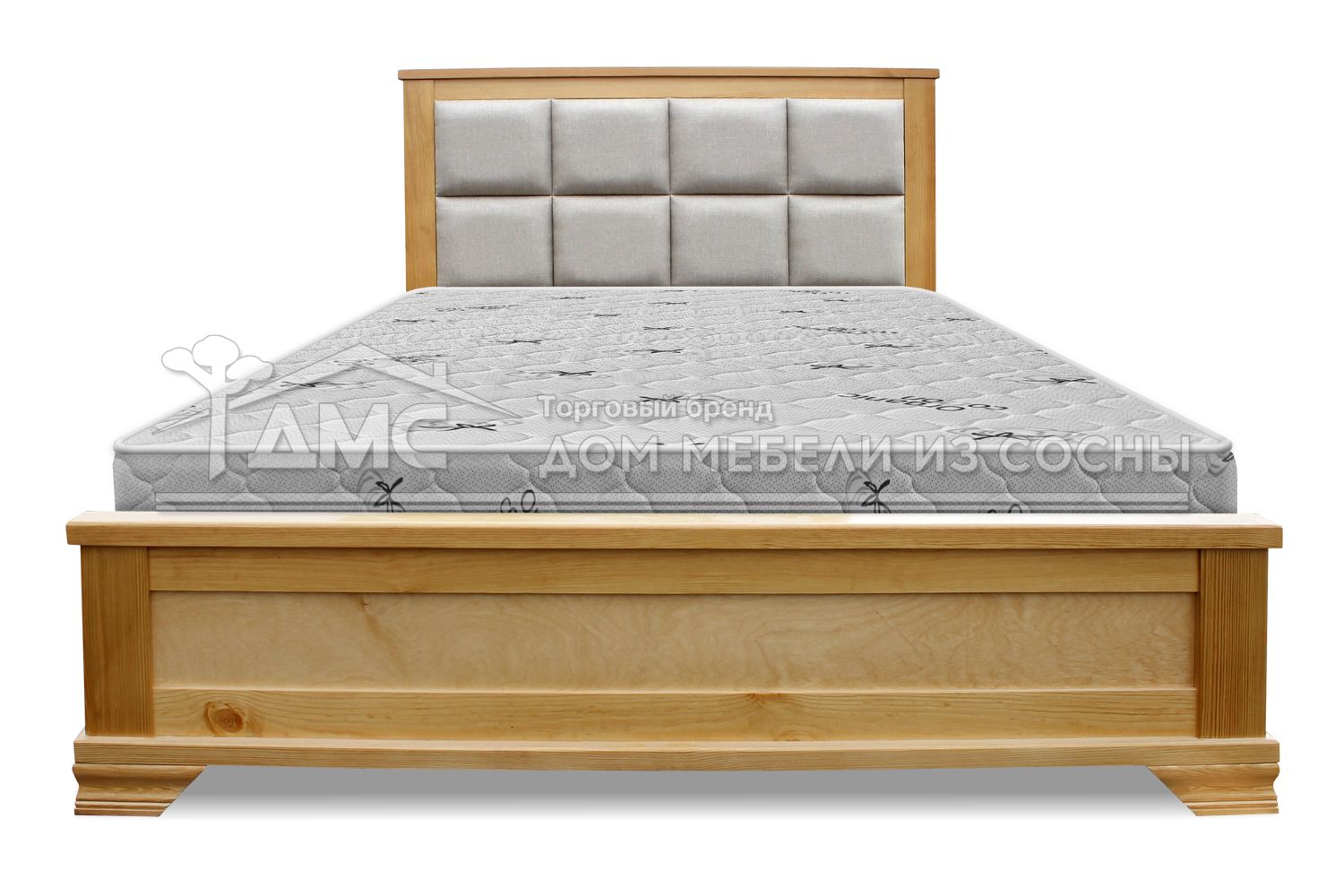 Кровать Классика с мягкой вставкой 1800х2000