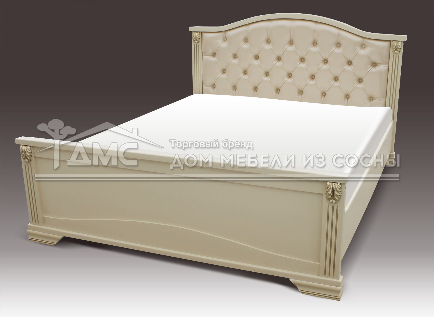 Кровать Кливия с мягкой спинкой 1400х2000