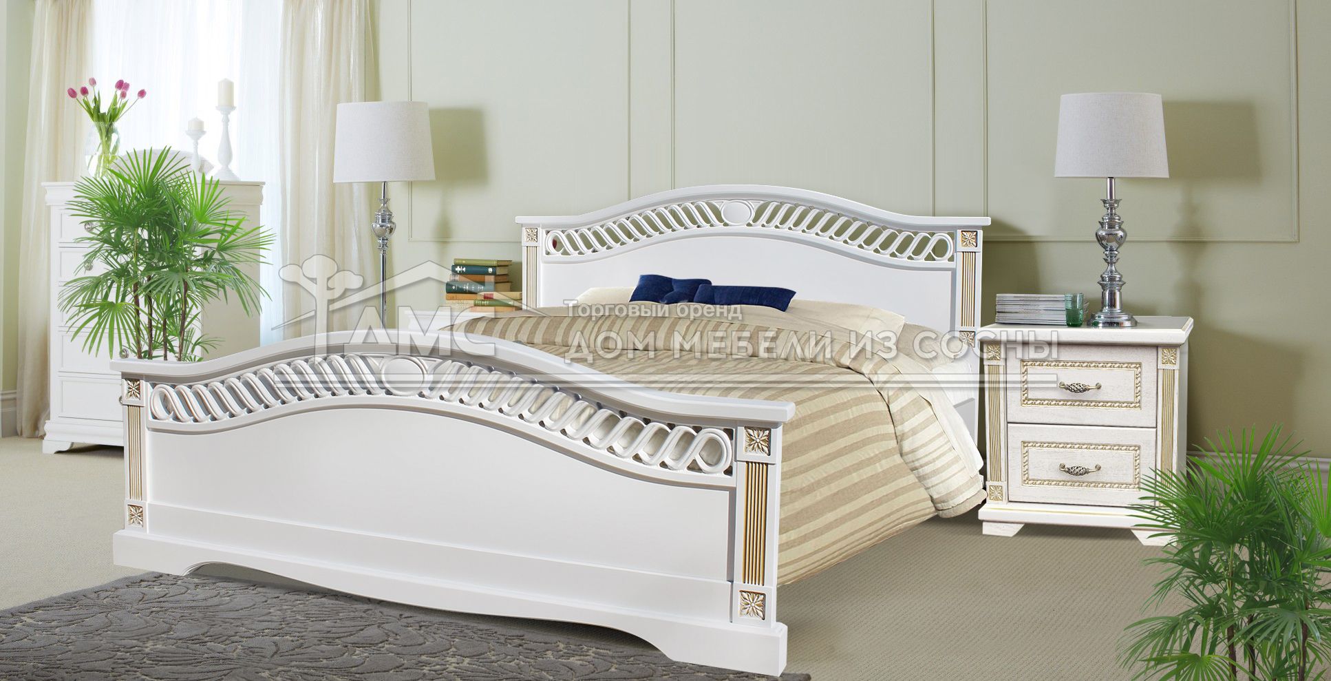 Кровать Милена 1400х2000